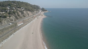 2025 Playa de Sant Pol. Vista de drone